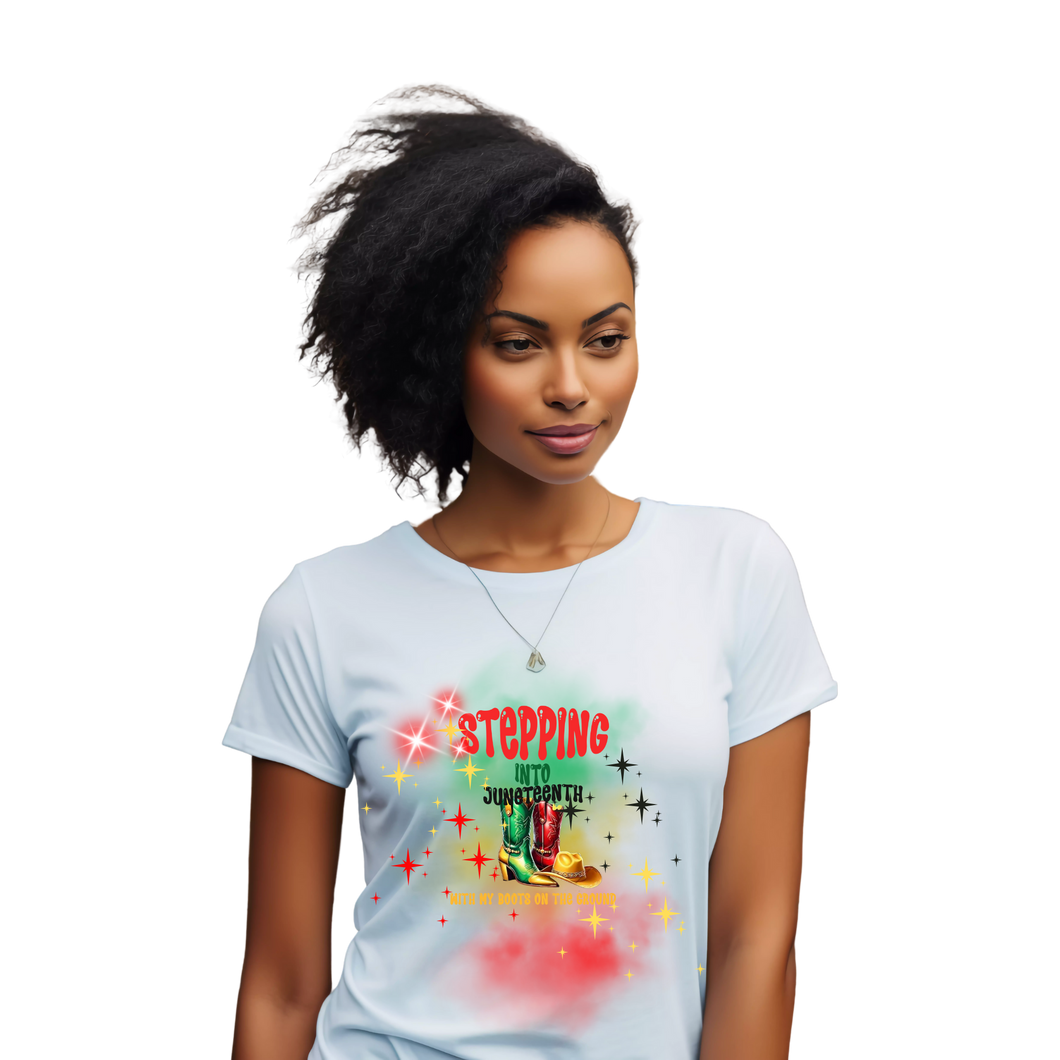 Boots on Ground Juneteenth  T-shirt