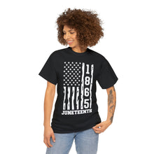 Juneteenth White Flag Cotton Tee